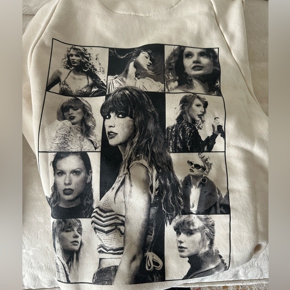 Eras Tour Cream Hoodie Size S - Picture 4 of 4